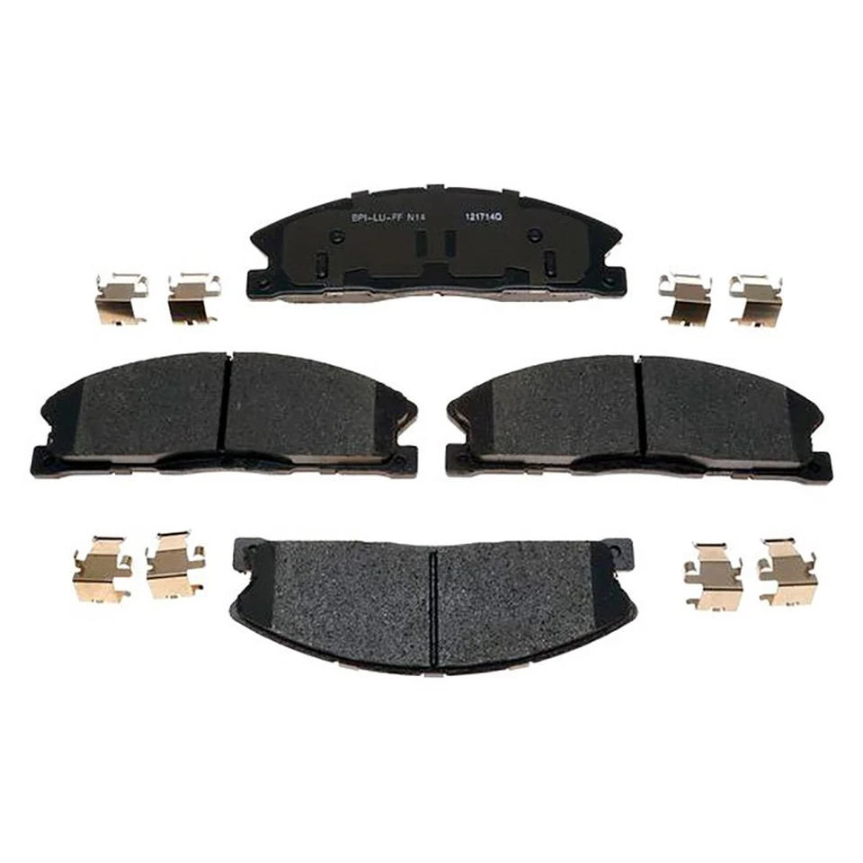 Rotores de freno delanteros + pastillas de freno de cerámica y accesorios para Lincoln MKS 2013-2014 Foto 2 de 4