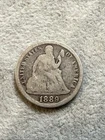 1889 Seated Liberty Dime G Good Condition Nice Coin See Pics 7644