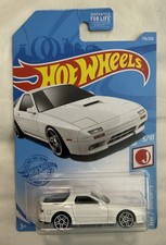 NEW 2021 Hot Wheels WHITE HW J 5/10 '89 Mazda Savanna RX-7 FC35 *RARE LICENSE*