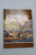 Revista Lincoln Mercury Times Dealer años 50 septiembre octubre 1952 cuentos cortos