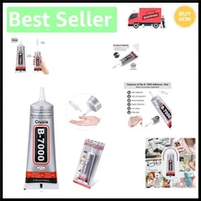 B7000 3.7oz Jewelry Making Glue - Waterproof Adhesive for Multi-Surface