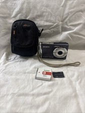 Sony Cyber-shot DSC-W90 8.1MP 3x Optical Zoom CCD Digital Camera Works Black