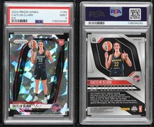2024 Panini Prizm WNBA Ice Prizm Caitlin Clark #145 PSA 9 MINT Rookie RC