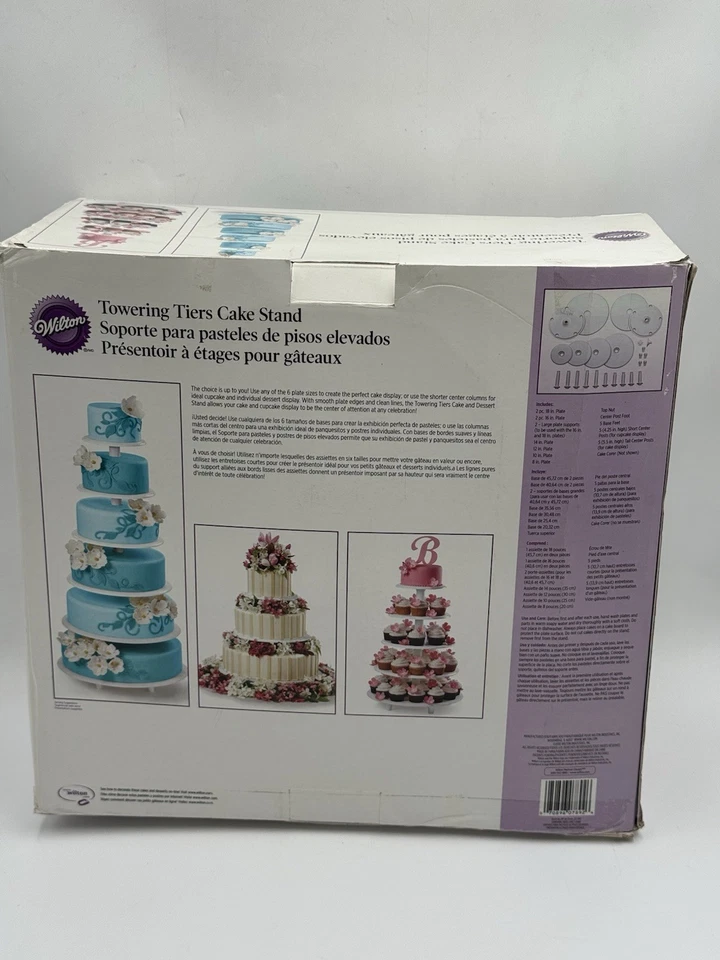 Wilton Towering Tiers Cake Stand 6 Tiers, Complete Rare - Image 2 of 3