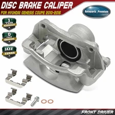 Front Left Brake Caliper w/ Mounting Bracket for Hyundai Genesis Coupe 2010-2016