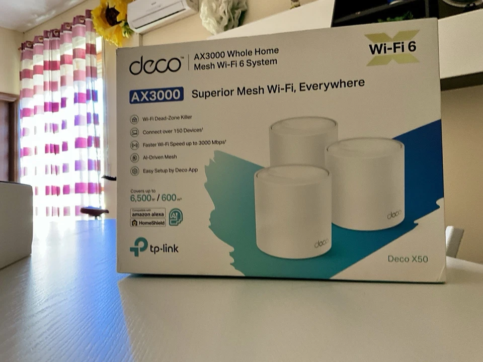 TP-Link Deco X50 Mesh WiFi 6 3 Gbps, 3-Pack OTTIME CONDIZIONI 5 MESI DI GARANZIA - Immagine 4 di 4