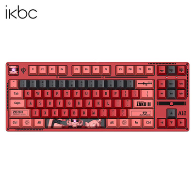ikbc &  Zaku co-branded Z87 wired red switch 87-key gaming keyboard