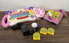 LeapFrog Clickstart My First Computer Keyboard Console  9 Games W All Cords