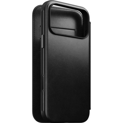 Handyhülle mit Klappe für iPhone 17 Pro Max Nomad Case Flip Cover Etui Schwarz