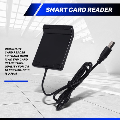 USB Kartenleser für Bankkarte IC/ID EMV Kartenleser hochwertig für 7 84477 - Bild 6 von 6