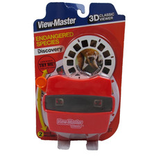 View Master 3D Classic Viewer Endangered Species Discovery Channel 2 Reels New
