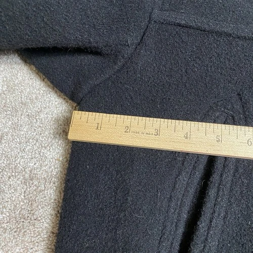 Gloverall Original English Coat Jacket Black Wool Donkey Formal Chore 36 XS image 4