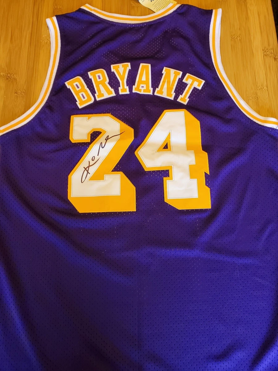 Vintage Reebok Los Angeles Lakers Kobe Bryant 24 Purple Jersey