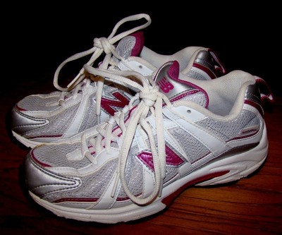 RARE New Balance Four 20 420 Running tennis Shoes PINK SILVER WHITE EUC  Womens 6 | eBay