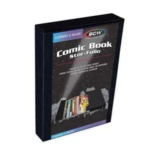 5 Pack - BCW Comic Book Stor-Folio Box for Comic Collections - PACK OF FIVE
