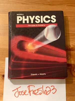Merrill Physics Principles and Problems Glencoe - Hardcover - Used
