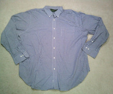 Lauren Ralph Lauren Dress Shirt Mens 18 Blue Check