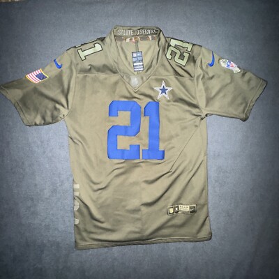 Ezekiel Elliott Dallas Cowboys Nike 2017 Salute to Service Limited