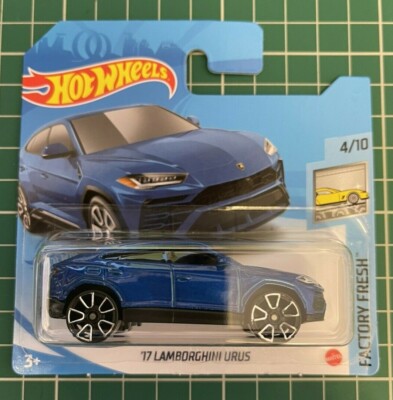 Hot Wheels 2017 Lamborghini Urus Blue Factory Fresh Nummer 64 neu und ungeöffnet