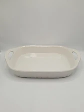Corning "French White" 16 Inch Rectangular Baker With Open Handles