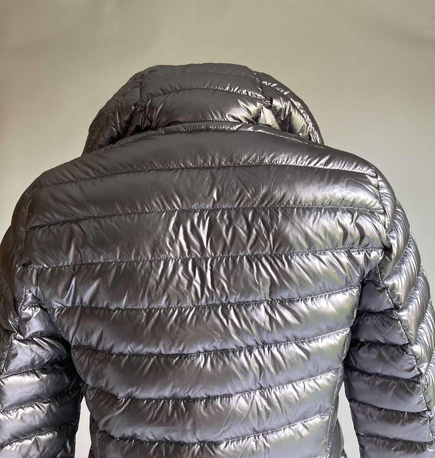 Coach Silver Grey Polyamide Duck Down Packable Ho… - image 8