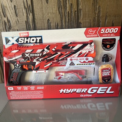 Zuru X Shot Hyper Gel Clutch Blaster New 5,000 Pellets. Holiday. Gift. Teens B2