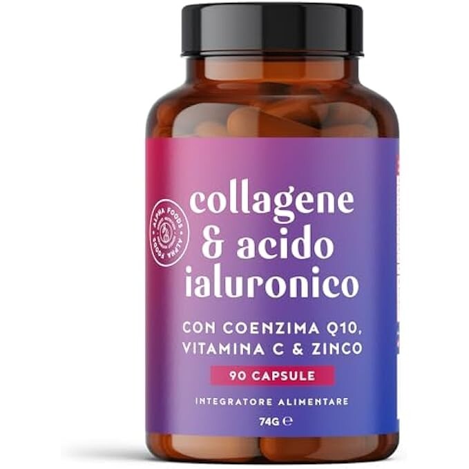 Collagene Marino e Acido Ialuronico con Coenzima Q10 - Formula Premium