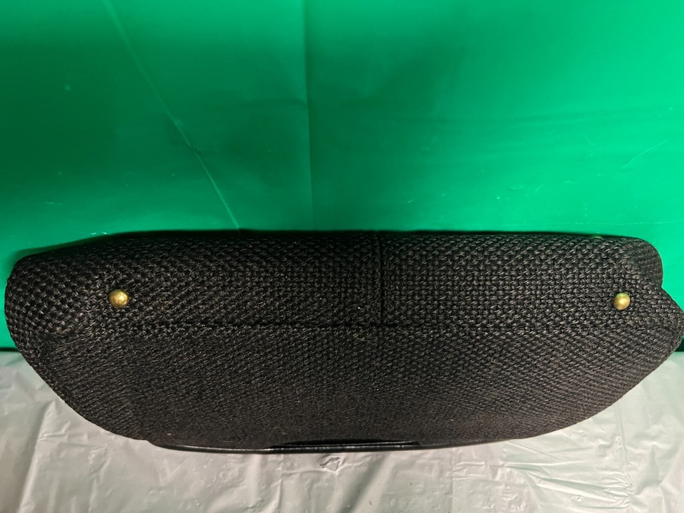 JR Tweed Purse with clip closure 14 x9x3 with handle eBay