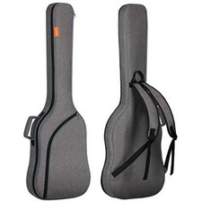 Electric Bass Cass Guitar Bag Gig Bag Backpack Padded Soft Case 8mm Gray