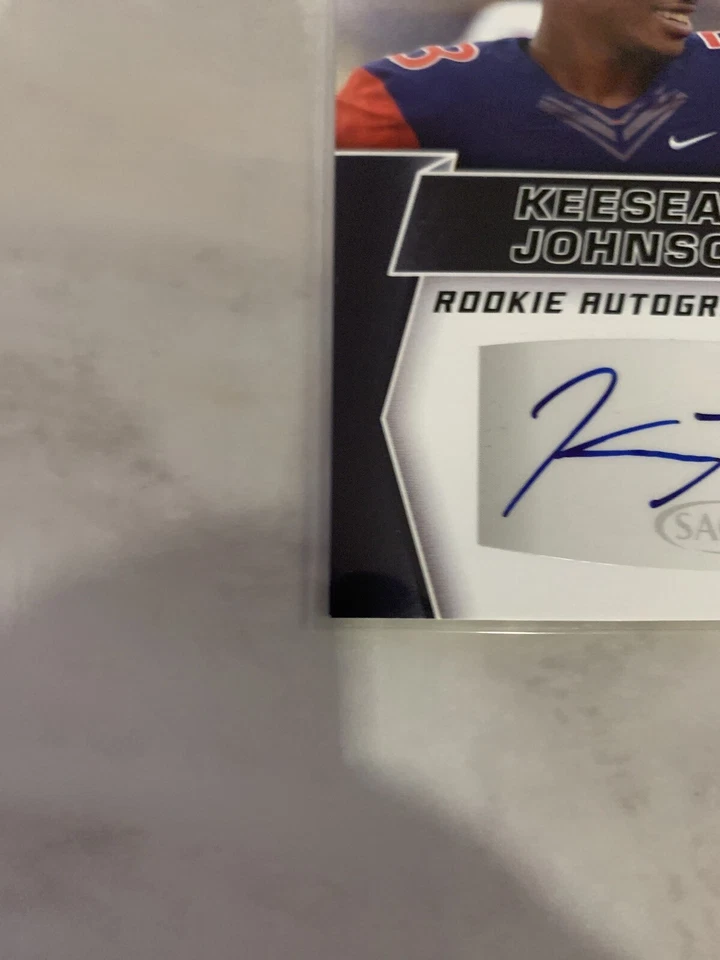 Keesean Johnson 2019 Sage HIT Auto RC - Image 4 of 4
