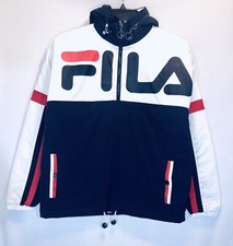 Nwt Fila Women’s Brielle Nylon Color Block Jacket-s
