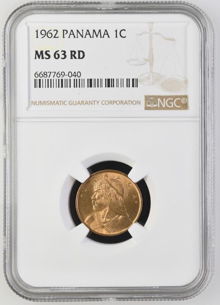 Panama 1 Centesimo 1962 NGC 63 RD