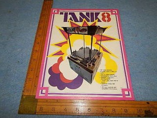 1976 Atari Kee Games TANK 8 Eight Player Video Arcade Game Advertising Flyer