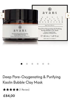 Avant Deep Pore Oxygenating & Purifying Kaolin Bubble Clay Mask NEU NP 100  (!)