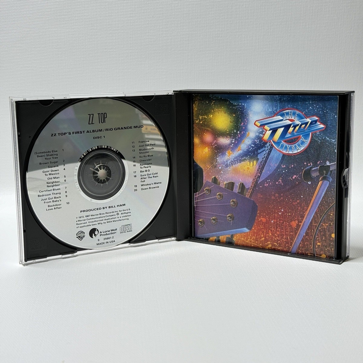 ZZ TOP The Sixpack 3 CD Set 6 Albums on 3 Discs Complete