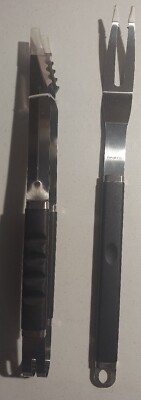 Stainless Steel Unbranded Grilling Fork And Tongs