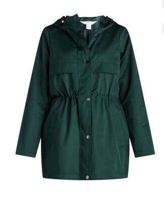 Time And True Women s Anorak Jacket For Wind And Rain, M 8-10 Lightweight NWT