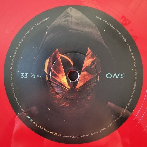 Muse Will Of The People 12" EXCLUSIVE RED OPAQUE Vinyl LP Warner 2022 NEW/SEALED - Picture 7 of 10