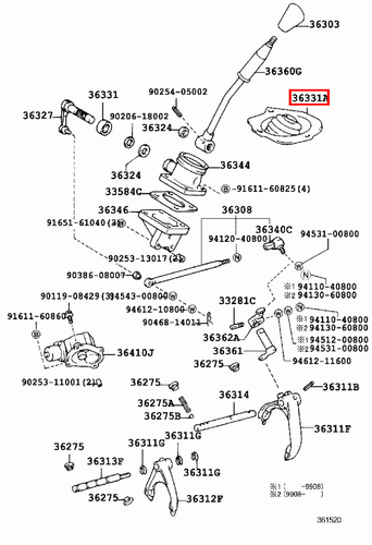 Genuine LandCruiser 80 Series HZJ HDJ FJ Manual Transfer Case Lever Boot Rubber - Picture 9 of 10