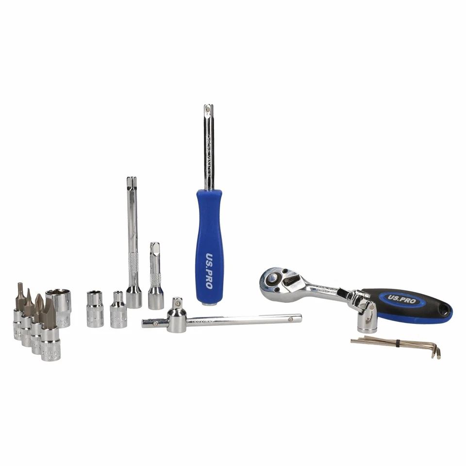 Juego de zócalos y accesorios métricos Superlock 1/4" Drive 4 - 13 mm 33 piez... - Imagen 3 de 3