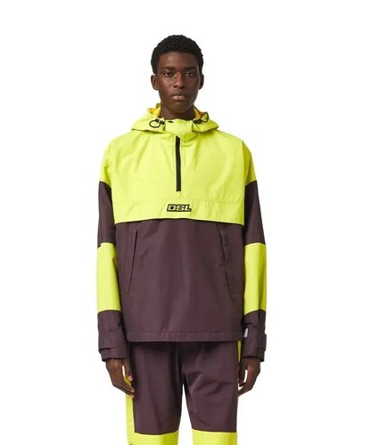 Nuevo Hombre DIESEL Anorak Chaqueta Con Capucha Forrada de Vellón J-Glubb Talla L-XL PRECIO DE VENTA SUGERIDO POR EL FABRICANTE £390 - Imagen 2 de 11
