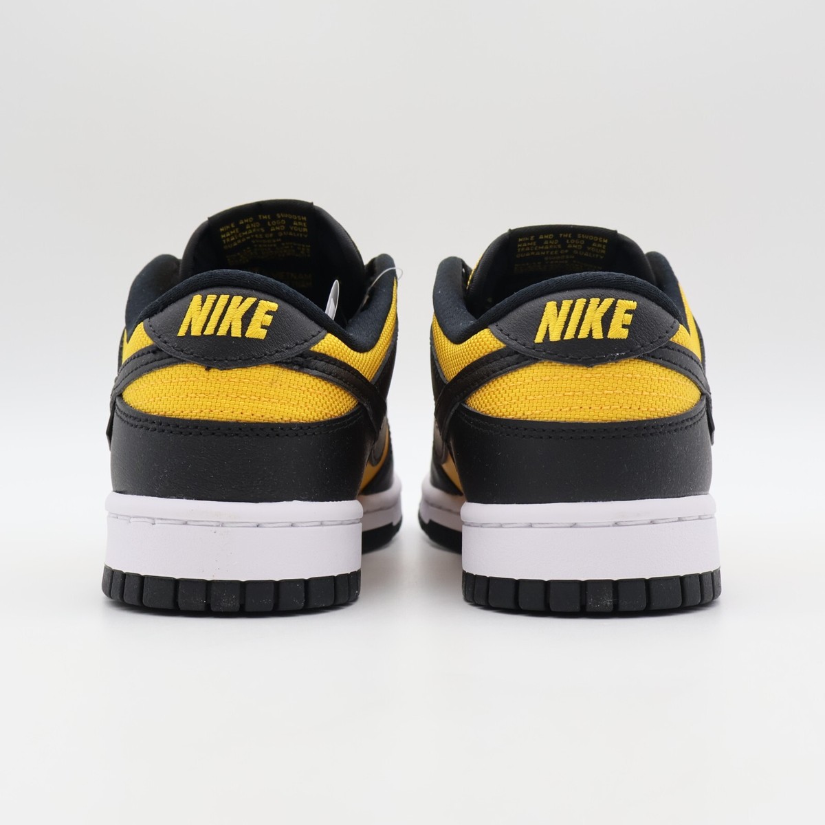 FZ4618-001 Nike Dunk Low Black University Gold (Men's) | eBay