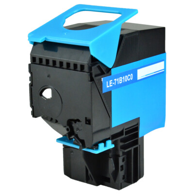 Compatible 71B10C0, 71B0020 Cyan Toner Cartridge to use for Lexmark CS317dn