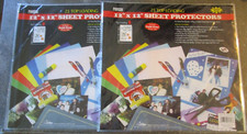 Lot 2 Pioneer 12x12 Sheet Page Protectors 25 Top Loading Sheets New RMWSB25