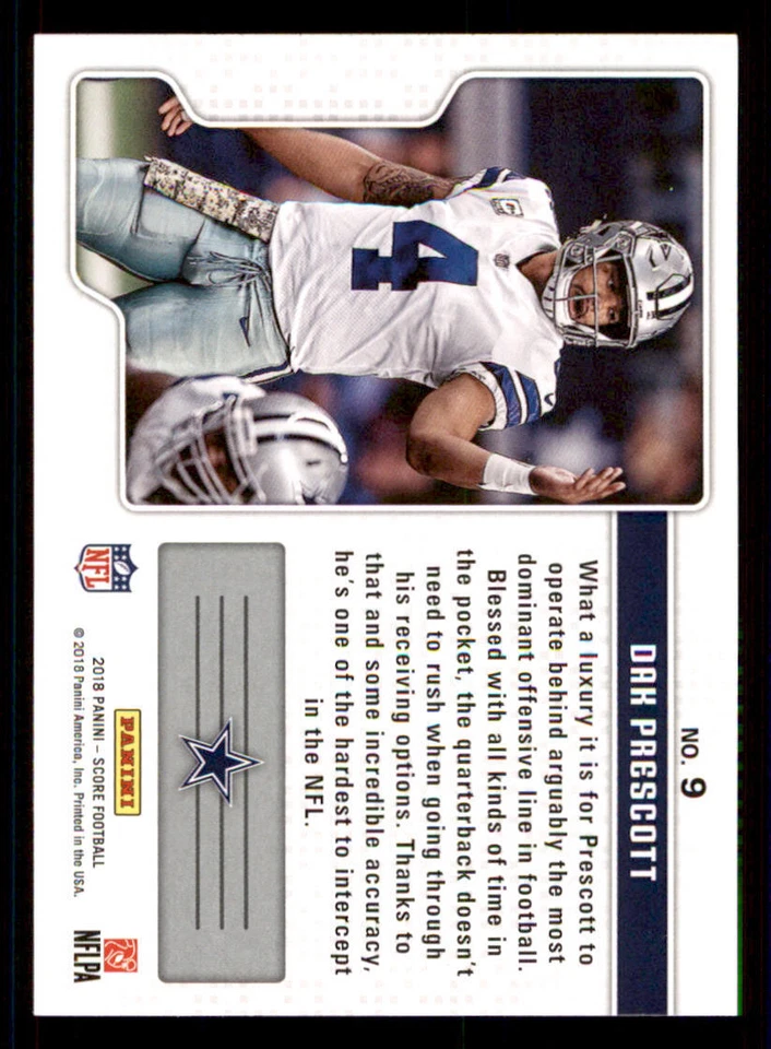 2018 Score Signal Callers #9 Dak Prescott - Image 2 of 2