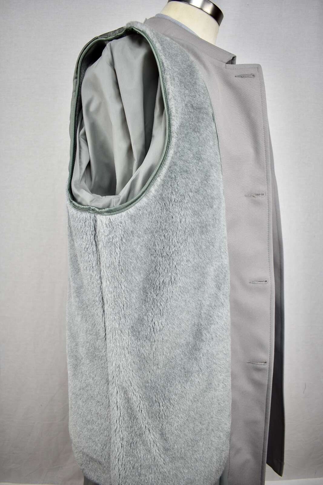 1976-1994 Grais Solid Light Gray 100% Polyester F… - image 13