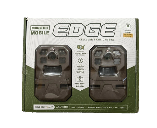 Moultrie Mobil "EDGE" MCG-14078 Cellular Trail Camera 2pk 4 Major Networks New! - Picture 3 of 8
