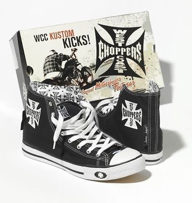 WEST COAST CHOPPERS SHOES KUSTOM KICKS BLACK **BRAND NEW WEST COAST CHOPPERS SHOES KUSTOM KICKS BLACK **BRAND NEW
