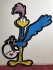 VINTAGE PLYMOUTH ROADRUNNER 10” PORCELAIN DEALER SERVICE GAS OUL DIE CUT SIGN