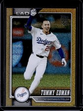 2026 Topps Tommy Edman Gold Sandglitter #/50 Dodgers